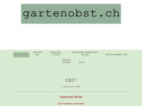 gartenobst.ch Webseite Vorschau