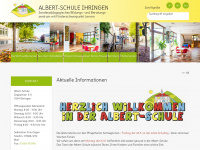 albert-schule.de Webseite Vorschau