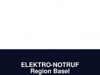 elektro-notruf-basel.ch Webseite Vorschau