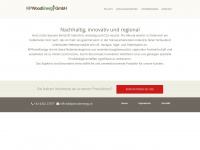 kpwoodenergy.at Webseite Vorschau