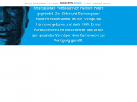 heinrich-peters-stiftung.de Webseite Vorschau