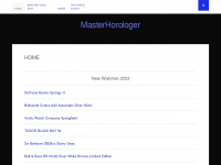 masterhorologer.com Webseite Vorschau