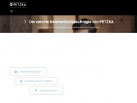 petzka-gmbh.com Webseite Vorschau