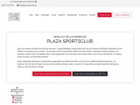 plaza-sportsclub.de Webseite Vorschau
