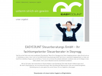 easycount.at Webseite Vorschau