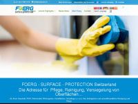 foerg-surface-protection.ch Webseite Vorschau