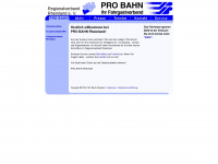 pro-bahn-rheinland.de Webseite Vorschau