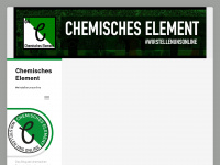 chemischeselement.de Webseite Vorschau