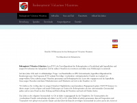 rvm-volunteering.org Webseite Vorschau