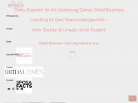 bridalbusinesscoaching.de Webseite Vorschau