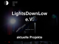 lightsdownlow.de Webseite Vorschau