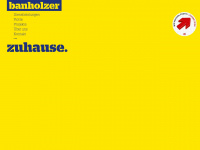 banholzer-bau.ch Webseite Vorschau