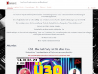 x-projekt-entertainment.de Webseite Vorschau