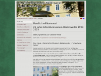 literaturmuseum-tschechow-salon.de Webseite Vorschau