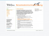 tropenarzt-reisemedizin-gelbfieber.ch Webseite Vorschau