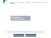 boergmann-bloemers.de Webseite Vorschau