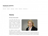 stephanie-onderka.de Webseite Vorschau