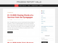 halle-prozess-report.de Webseite Vorschau