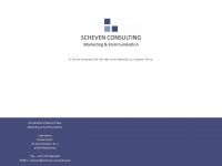 scheven-consulting.de Webseite Vorschau