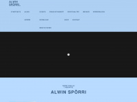 alwinspoerri.ch Webseite Vorschau