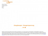 klang-therapie-praxis.ch Webseite Vorschau