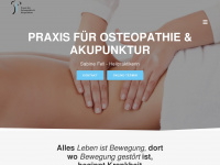 osteopathie-fell.de Webseite Vorschau