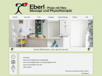 physiotherapie-eberl.de Webseite Vorschau