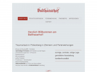 balthasarhof.at Webseite Vorschau