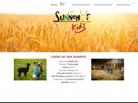 sunnehof-kids.de Webseite Vorschau