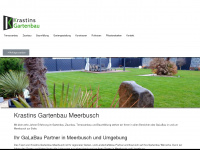 krastins-gartenbau.de Webseite Vorschau