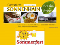 gaststaette-sonnenhain-zittau.de Webseite Vorschau
