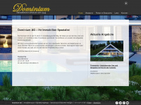dominium-immobilien.ch Webseite Vorschau