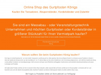 gurtpfosten-kaufen.de Webseite Vorschau