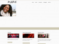 marie-live.de Webseite Vorschau