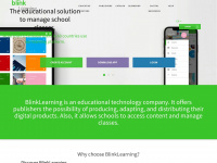 blinklearning.com Webseite Vorschau