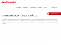 saubermacher-baurecycling.at Webseite Vorschau