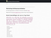 Workshop-softwarearchitektur.de