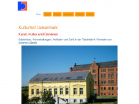kulturhof-uckermark.de Webseite Vorschau