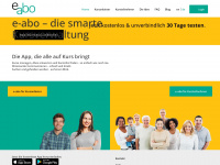 e-abo.com Webseite Vorschau