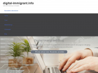 digital-immigrant.info Webseite Vorschau