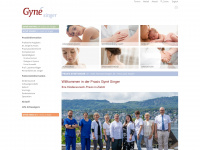 gyne-singer.ch Webseite Vorschau