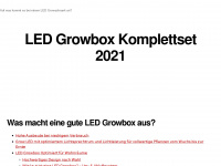 led-growbox.eu Webseite Vorschau