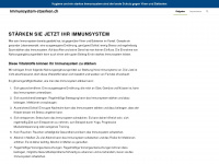 immunsystem-staerken.ch Webseite Vorschau