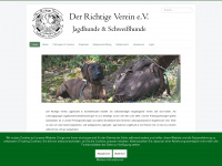 jagdhunde-schweisshunde.de Webseite Vorschau