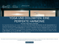 yogadolomites.com Webseite Vorschau