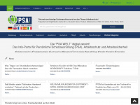psa.page Webseite Vorschau