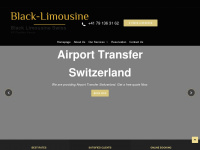 black-limousine.ch Webseite Vorschau