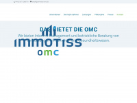 immotiss-omc.de Webseite Vorschau