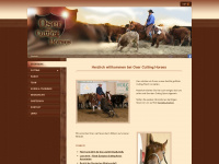 oser-cuttinghorses.de Webseite Vorschau