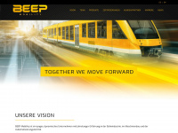 beep-mobility.at Webseite Vorschau